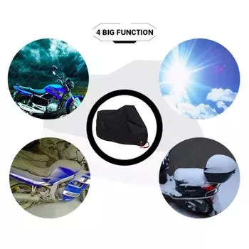 ML XL 2XL 3XL 4XL чехол для мотоцикла универсальный уличный УФ-протектор всесезонный водонепроницаемый велосипед дождь пылезащитный чехол для мотороллера M