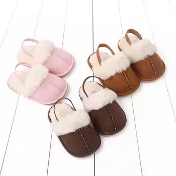 Младенческая детская хлопковая обувь с подкладкой, удобные домашние теплые тапочки, обувь для первых ходунков, обувь для кроватки 11