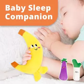 Младенческая игрушка-кукла для комфорта, симпатичная мультяшная ручка, сенсорное развивающее средство для детской кроватки, коляски, ежедневного путешествия 3