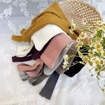 Младенцы Девочки Ребристые Леггинсы Подтяжки Комбинезоны Трикотажные Колготки Колготки Носки Теплые Чулки Колготки с подвязками для новорожденных S белый