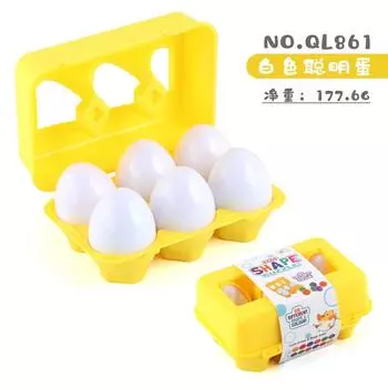 Младенцы и маленькие дети Наука и образование Интеллект Умные яйца, Сращивание Имитация яиц, Скрученные яйца, Сопоставление форм и цветов Игрушки-яйца