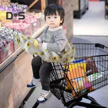 Младенцы Корзина для покупок Накладка на чехол для детского стула с высокими ножками Защитные чехлы для сидений для малышей Детский чехол для сиденья Портативный защитный чехол для сиденья Высокий Sheep