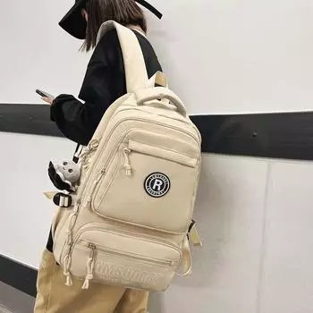 Младший школьник школьный рюкзак для отдыха студентка колледжа рюкзак чёрный