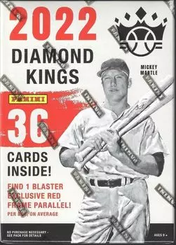 MLB 2022 Panini Diamond Kings бейсбольная карточка Blaster Box Panini Diamond Kings бейсбольная карточка Blaster Box [Предмет] красный