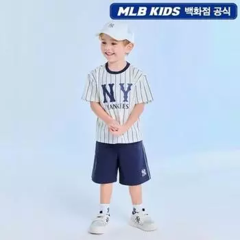 Mlb Kids VarciTy STripe T shirT seT Grey/105