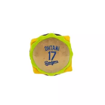 MLB Official Los Angeles Dodgers Shohei Otani Player Model Dog Hamburger Toy Baseball Los Angeles Dodgers Pet