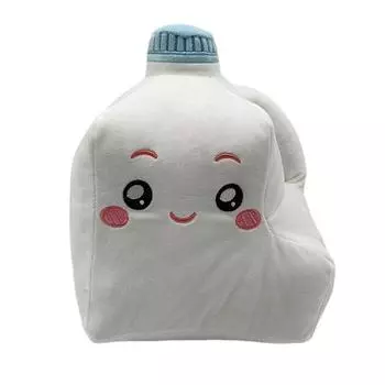 Млечный плюшевый зверек, плюшевый зверек Фокси и квадратный с поющим голосовым ящиком, сладкая плюшевая кукла, мягкая набивка, поющий голосовой ящик 23.9*19.8*19.8cm белый