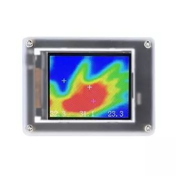 MLX90640 Источники питания USB 1,8-дюймовый TFT-дисплей Портативные инфракрасные датчики температуры Цифровые разноцветный
