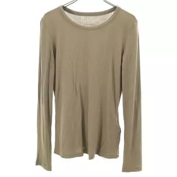 MM6 22SS made in Italy Long sleeve Logo embroidery Cut S beige Women Used