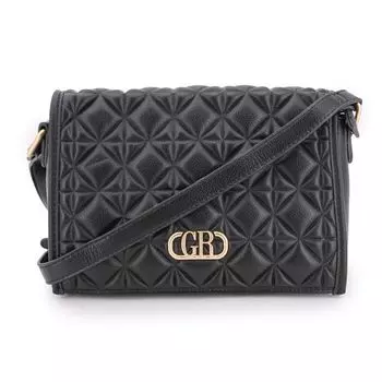 MM owasso ah23-032 черная стеганая сумка из искусственной кожи Женская GEORGES RECH