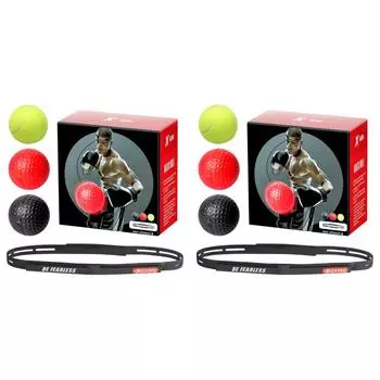 ММА Боксерский мяч для бокса с креплением на голову, полиуретановый боксерский мяч для рефлексотерапии с повязкой на голову