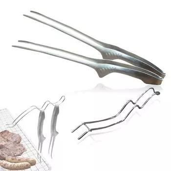 MMall Tongs Yakiniku Щипцы для барбекю Черные Щипцы для якинику держатель для щипцов (2 и включено)