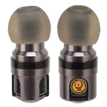 MMCX 9 мм Dynamic Drive Deep HiFi Bass Съемный проводной разъем Металлические легкие наушники Шумоизоляция Совместимость с SE215 SE315 SE425 SE535