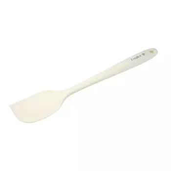 Мне нравится силиконовая лопатка, термостойкая резиновая лопатка для кондитерских изделий, интегрированная дизайнерская лопатка, 27 см, белая +