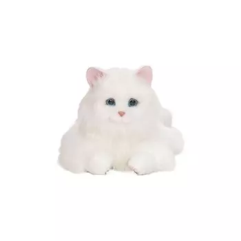 [Многие телепередачи] Размахивая хвостом, кошка Амаенбу, диджирект, белый кот, двигающийся, плачущий, мягкая игрушка, животное