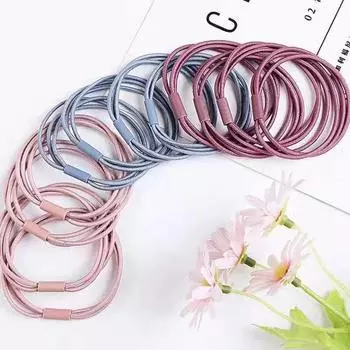 много Аксессуары для волос Девочки Резинки Резинки для волос Базовые эластичные резинки для волос Дети Детские повязки на голову Модные украшения для волос one size чёрный