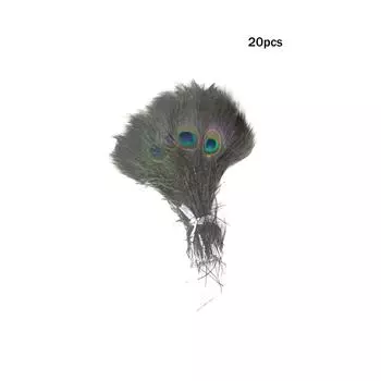 Много натуральных настоящих перьев павлиньего хвоста, поделки своими руками, 25-30 см/9,8-11,8 дюймов