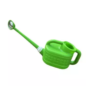 Многоцелевая емкость для полива на открытом воздухе, регулируемый поток, носик, съемная насадка-распылитель, удобная ручка для балконного растения A