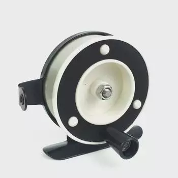 Многоцелевая катушка для подледной рыбалки: Легкая фронтальная нахлыстовая мини-барабанная конструкция с леской — идеально подходит для зимней рыбалки.