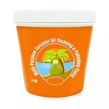 Многоцелевая паста для очистки и полировки масла. Паста для очистки масла. Средство для чистки кастрюль и плит из нержавеющей стали. Нет остатка One Size белый