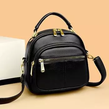 Многоцелевая сумка через плечо Диагональная сумка Рюкзак Модная сумка Hot Mom Маленький двойной рюкзак