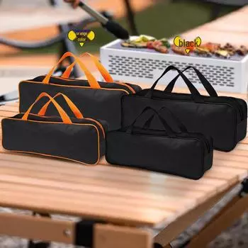 Многоцелевая сумка для хранения в автомобиле, посуды, пылесоса, подставки и фотооборудования Small (Orange/Black, Pure Black)