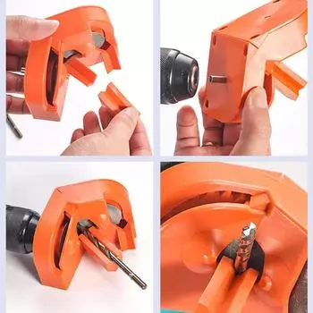 Многоцелевое электрическое сверло, шлифовальная точилка, износостойкое алмазное шлифовальное лезвие оранжевый