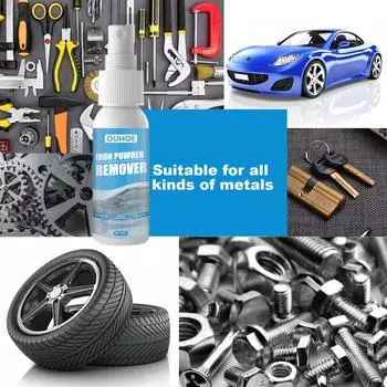 Многоцелевое средство для удаления ржавчины, спрей для металлической поверхности, хромированная краска для обслуживания автомобиля, железный порошок для чистки, суперсредство для удаления ржавчины