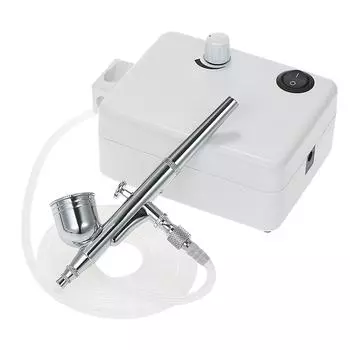 Многоцелевой аэрограф Geevorks, мини-воздушный компрессор, комплект аэрографов с гравитационной подачей для художественной живописи