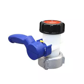 Многоцелевой адаптер для IBC-контейнера, вход 80 мм, выход 50 мм, клапаны, аксессуар для бытовых и садовых водяных соединителей 62