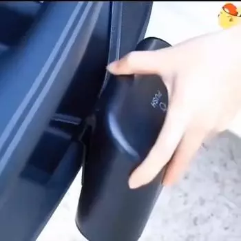 Многоцелевой автомобильный мусорный бак — мини-ящик для хранения мусора, офиса, кухни, спальни и дома — удобный и стильный 15.5X6.5X14 чёрный