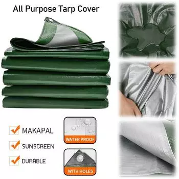 Многоцелевой брезентовый чехол, водонепроницаемый, прочный, тент от дождя, тент для грузовика, пергола, сетка от солнца, тент для сада и заднего двора 2x3m