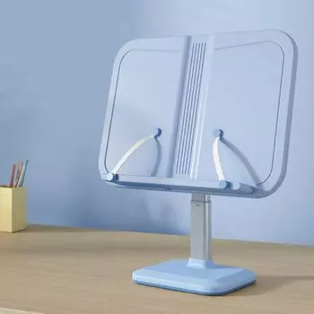 Многоцелевой держатель для книг Подставка для книг Планшет для чтения Регулируемая стойка для книг Главная синий