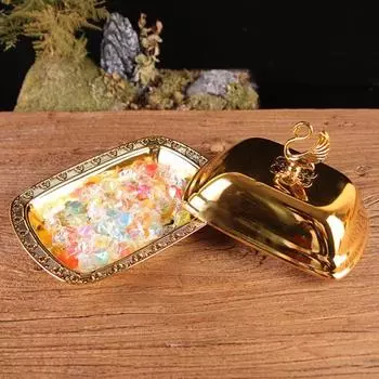 Многоцелевой европейский стиль, нежный пылезащитный лоток для масла, контейнер для сыра, сервировочный поднос