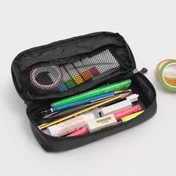 Многоцелевой футляр для ручек Simple Life - популярная фраза в Корее. pen pouch