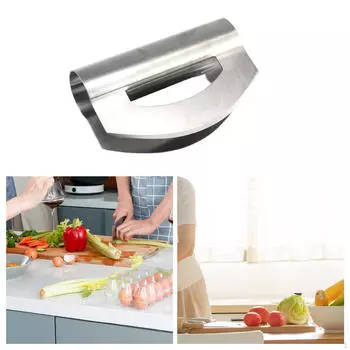 Многоцелевой измельчитель, простая в использовании, удобная ручка, овощерезка из нержавеющей стали для