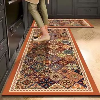 Многоцелевой коврик из силикагеля, водопоглощающий и противоскользящий, идеально подходит для кухни, ванной комнаты и прихожей. 40*60cm