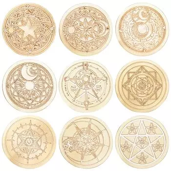 Многоцелевой круглый декоративный магический массив DIY с головкой штампа для свадебных приглашений 1