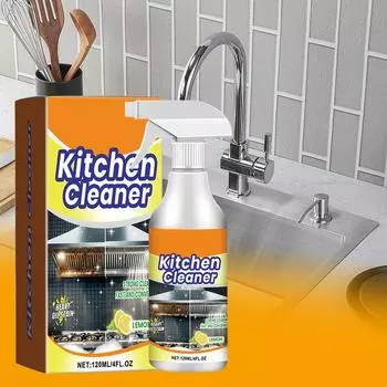 Многоцелевой кухонный пятновыводитель 120 м Грязь Масло Очищающий пузырьковый спрей Многоцелевой обезжиривающий мощный очиститель для кастрюль, плит CHINA
