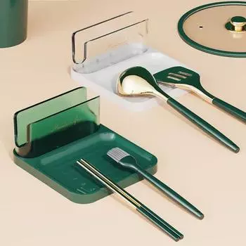 Многоцелевой, легко моющийся, прочный, с U-образным слотом, держатель для крышек кастрюль, подставка для хранения ложек и столовых приборов, держатель для крышек кастрюль белый