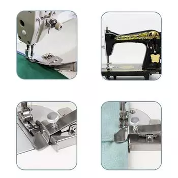 Многоцелевой магнитный направляющий шов швейная машина оверлок прижимная лапка роликовая подгибка лапка швейная машина аксессуар A