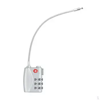 Многоцелевой мини-замок с 3-значным сбрасываемым кодовым замком для ,