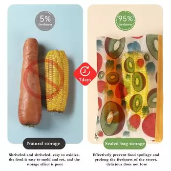 Многоцелевой многоразовый влагонепроницаемый мешок для хранения продуктов без запаха, в морозильной камере, галлоновый мешок L чистый