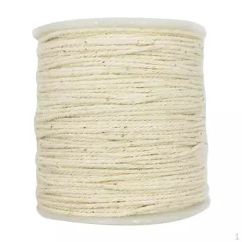 Многоцелевой натуральный витой веревочный плетеный шнур для вязания своими руками