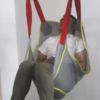 Многоцелевой нейлоновый подъемный строп для пожилых пациентов, регулируемый подъемный ремень для реабилитации движений, открытый больничный конвейер