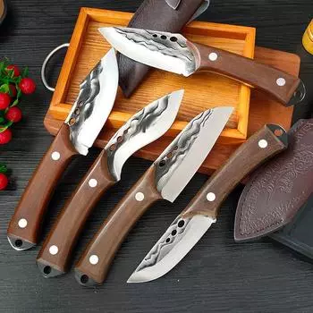 Многоцелевой нож из нержавеющей стали, ковочный молоток, костяной нож, бытовой нож для мясника, нож для мяса