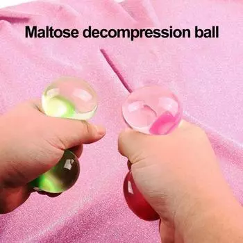 Многоцелевой мяч для снятия стресса, отскок, экологичный, меняющий цвет