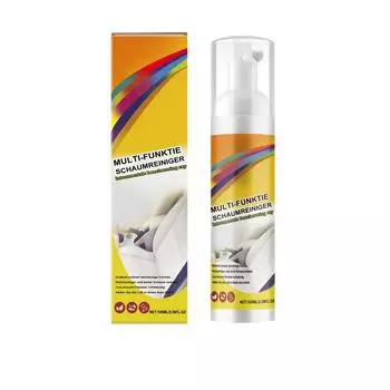 Многоцелевой пенный очиститель для автомобилей 100 мл ; Многоцелевое чистящее средство для обивки сидений; Очистка автомобилей от грязи; Пенный очиститель для автомобилей и домов One Size жёлтый