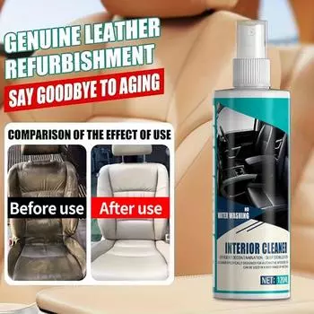 Многоцелевой пенный очиститель для салона автомобиля 120 мл многофункциональное чистящее средство для грузовиков внедорожников чистка тканей автомобиля