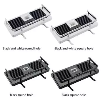 Многоцелевой подъемный держатель для хранения, кронштейн для унитаза без перфоратора, однослойный органайзер для стержня для купания, регулируемая высота, товары для дома